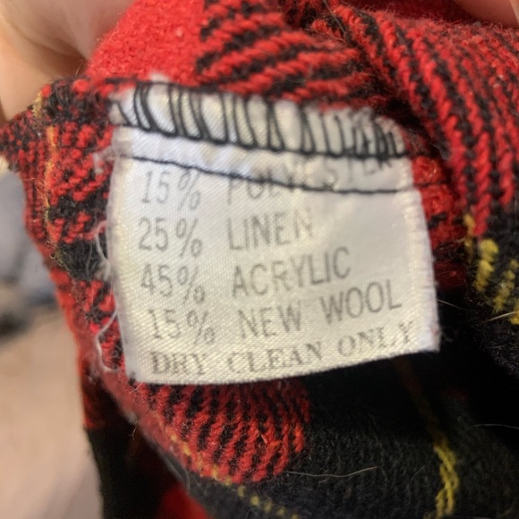 Red flannel button down - Picture 5 of 5